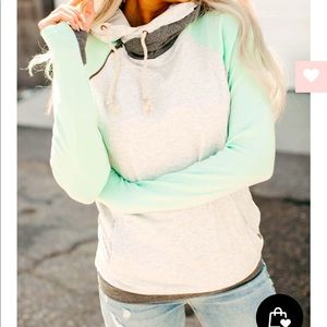 Mindy Mae’s Market Double Hooded Sweatshirt